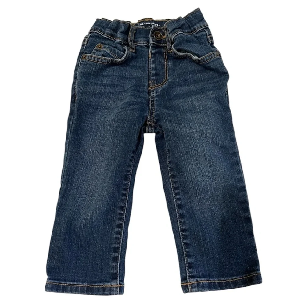 The Children's Place Denim Blue Jeans Skinny Stretch 12-18 Months Baby Boy Kids